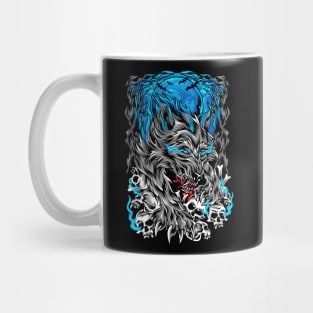 Wolf skull Mug